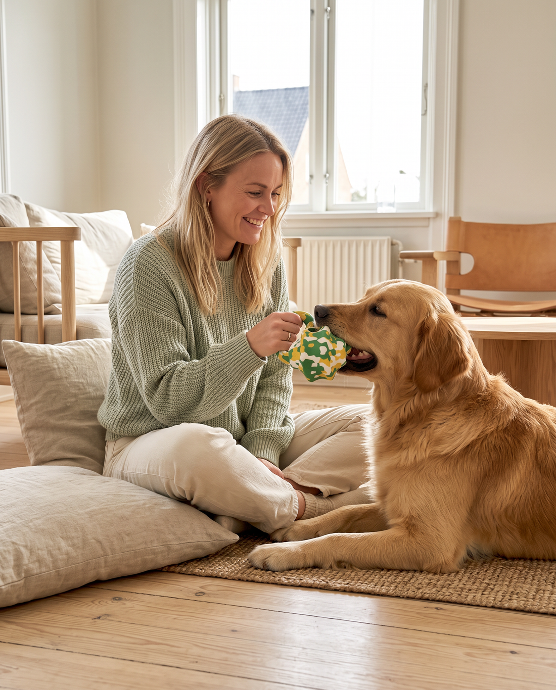 Hund der leger med PureChew